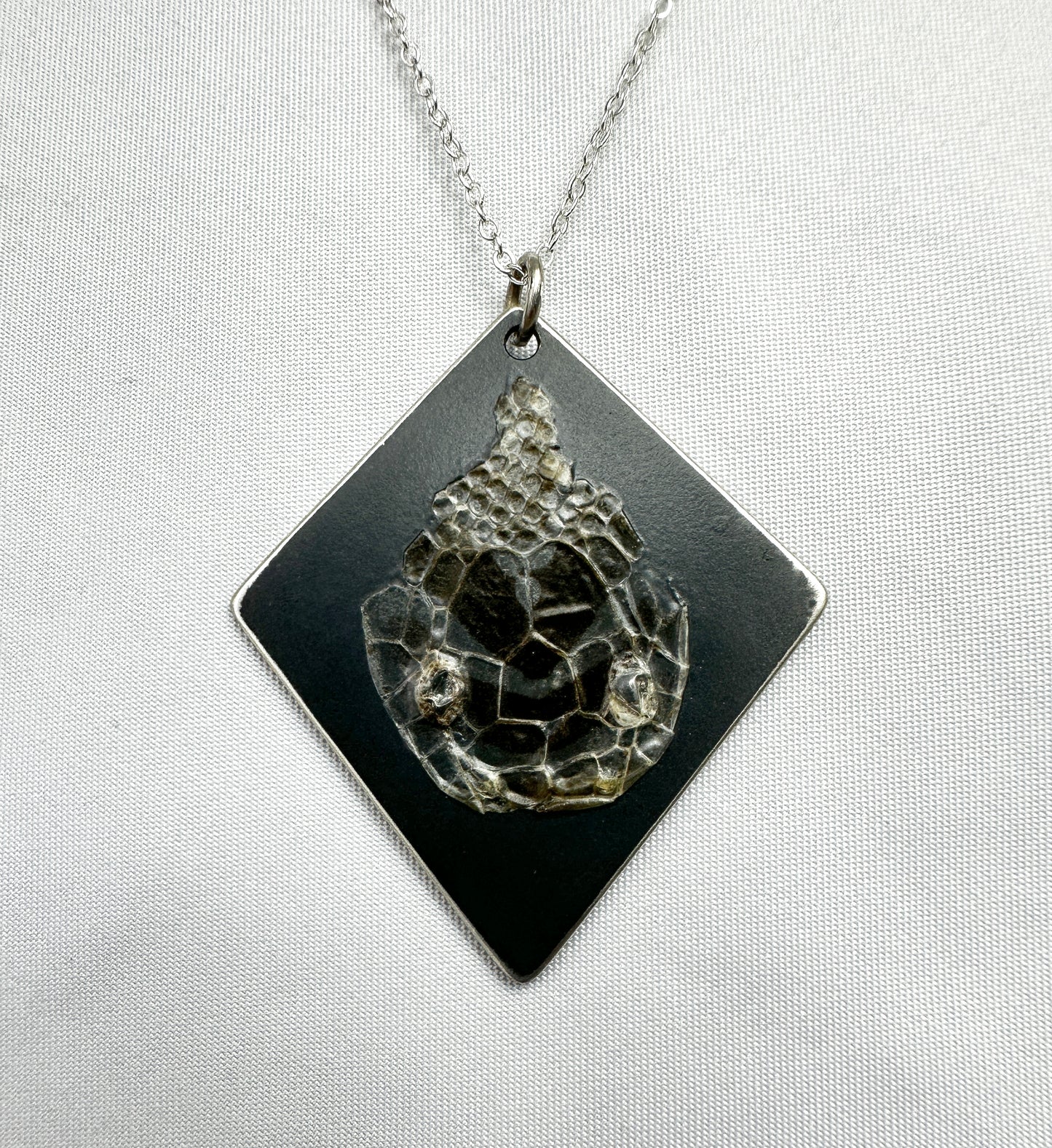 Custom Snake Shed Diamond Pendent (Small)