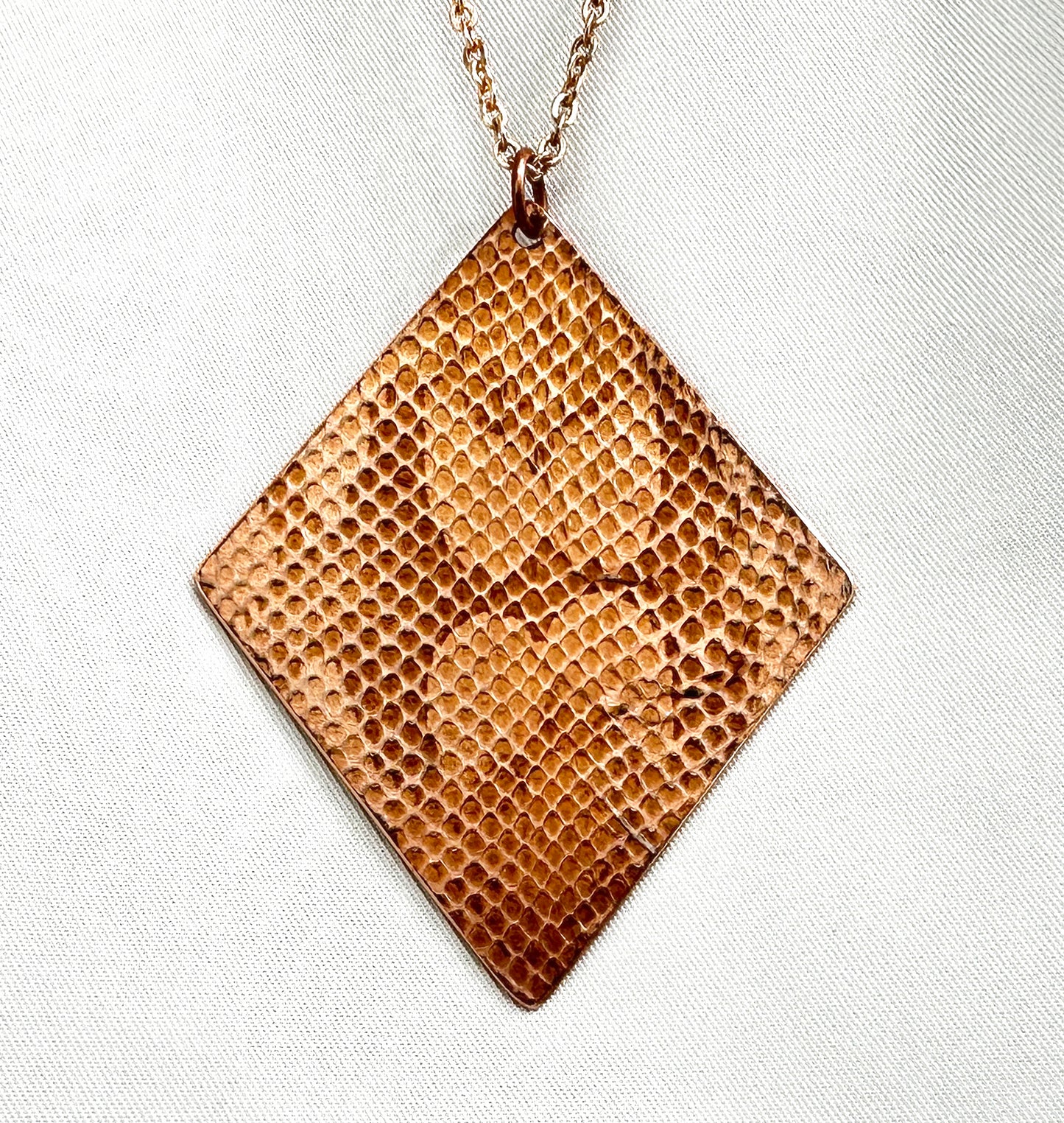 Custom Snake Shed Diamond Pendent (Medium)