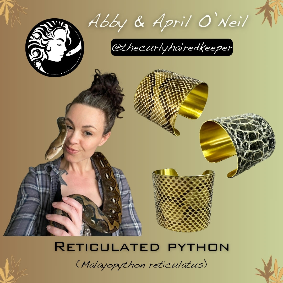 Ltd Edition April O'Neil Cuff Bracelet (The Curly Haired Keeper)