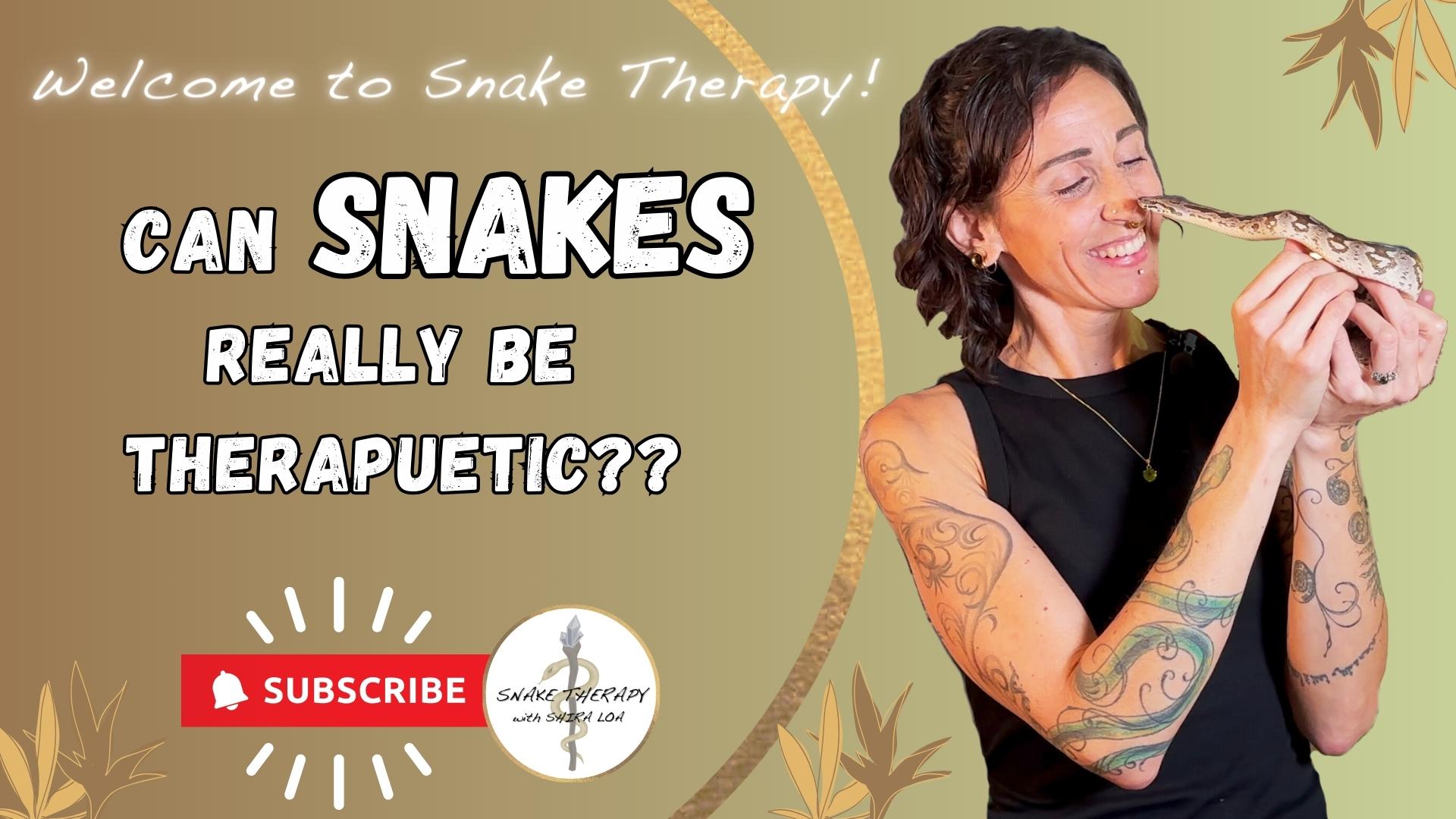 Load video: Snake Therapy with Shira Loa on Youtube
