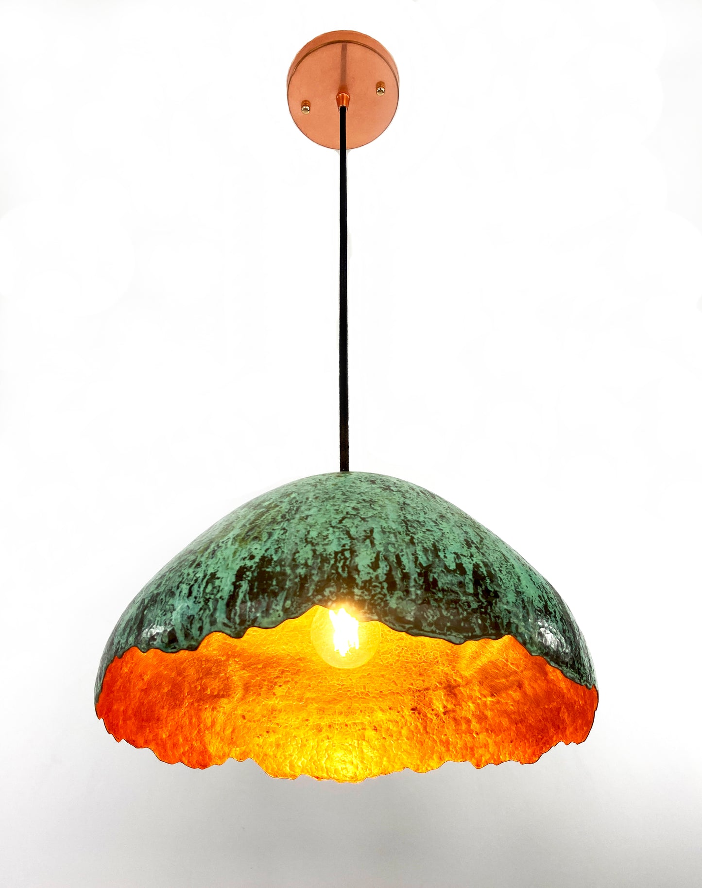 Tiffany Green Canopy Pendant Light