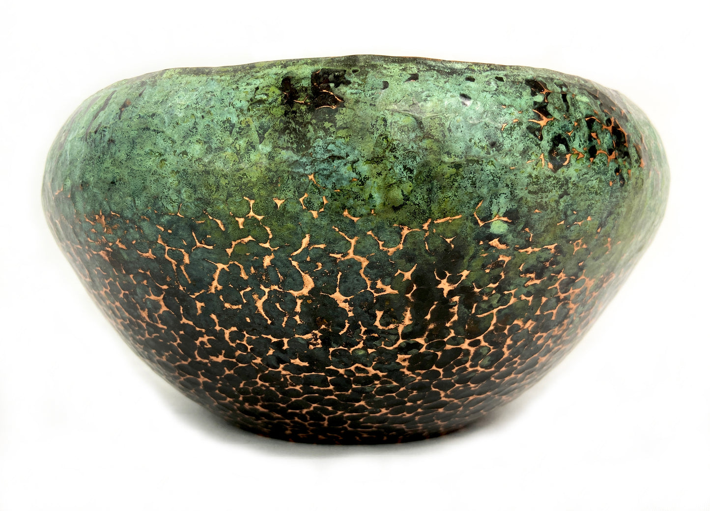 Medium Green & Brown Bowl