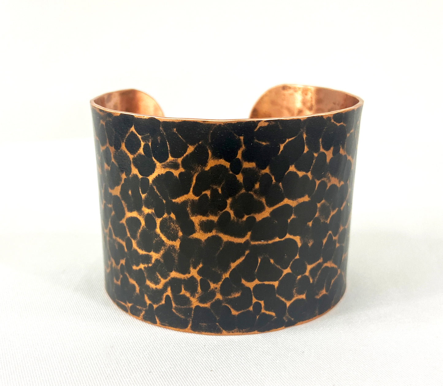 Hammered Copper Cuff with Antique Patina