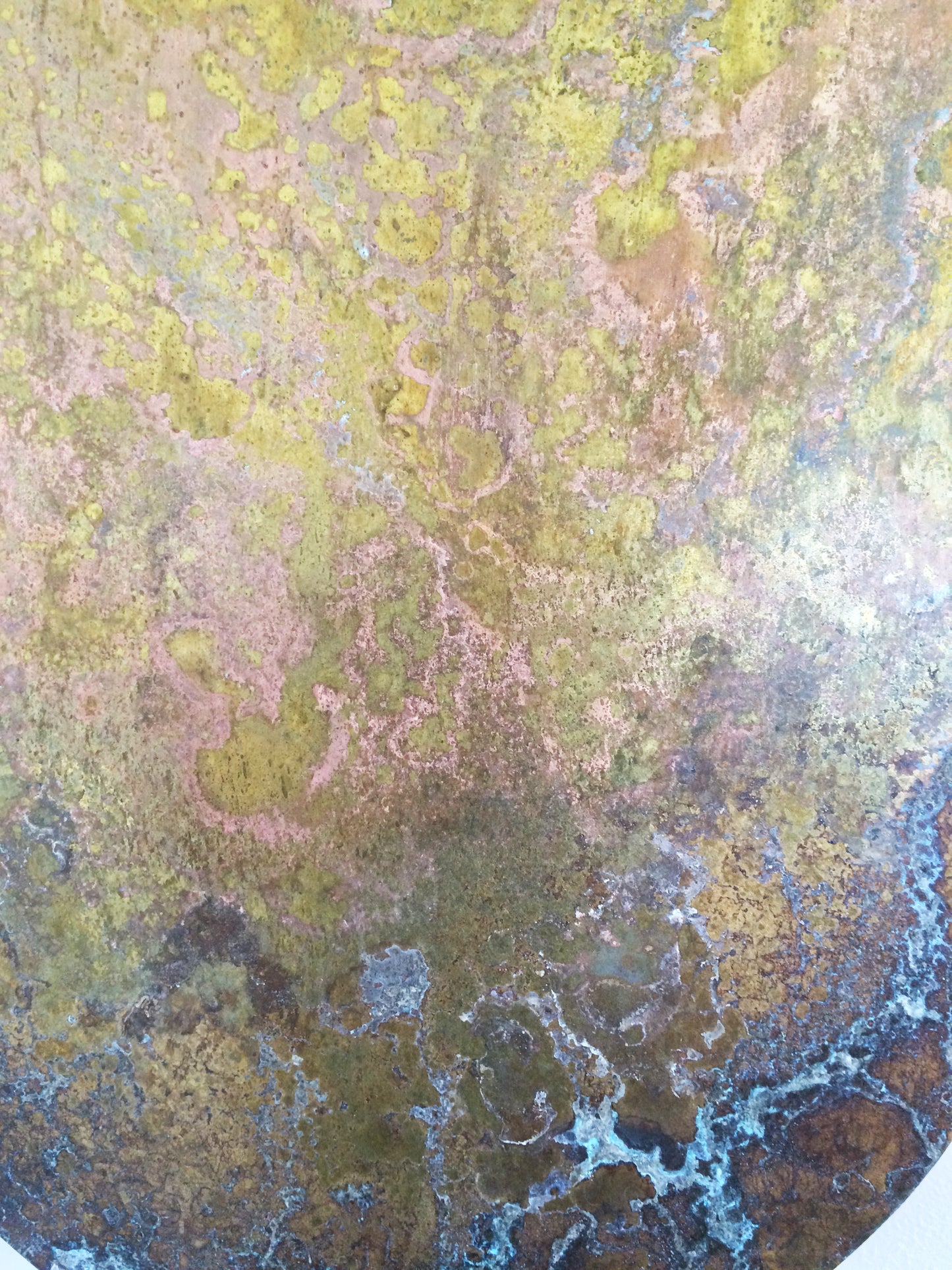 Brass Hot Patina Painting