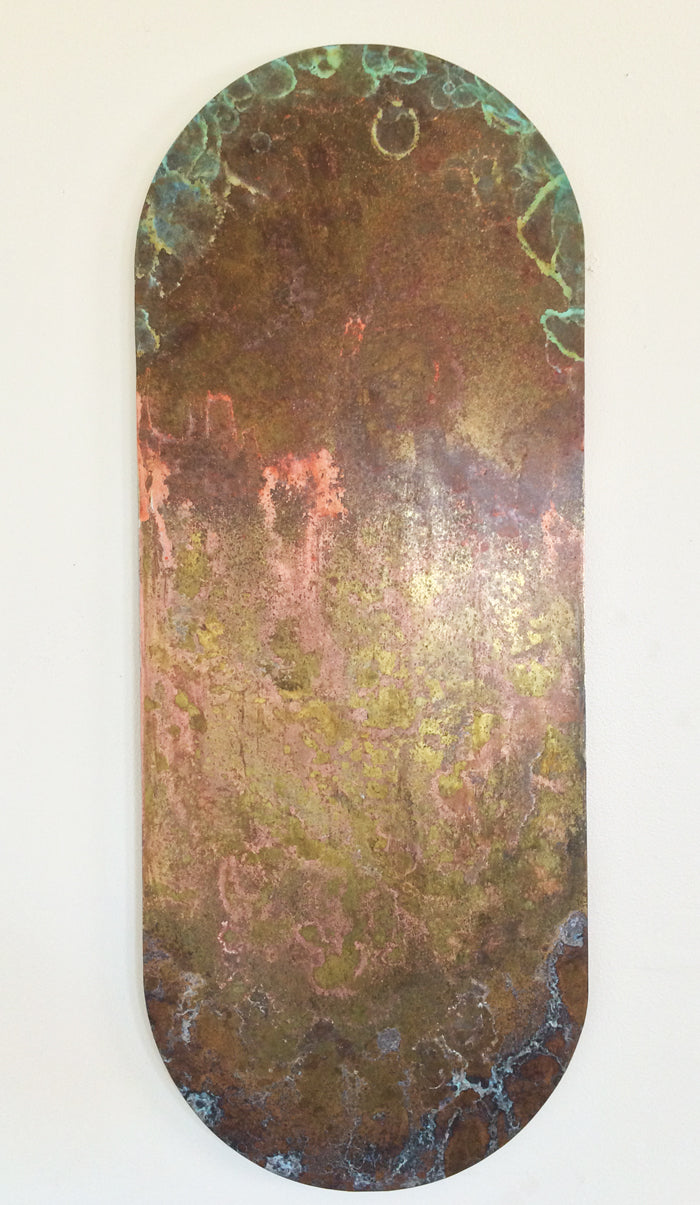 Brass Hot Patina Painting