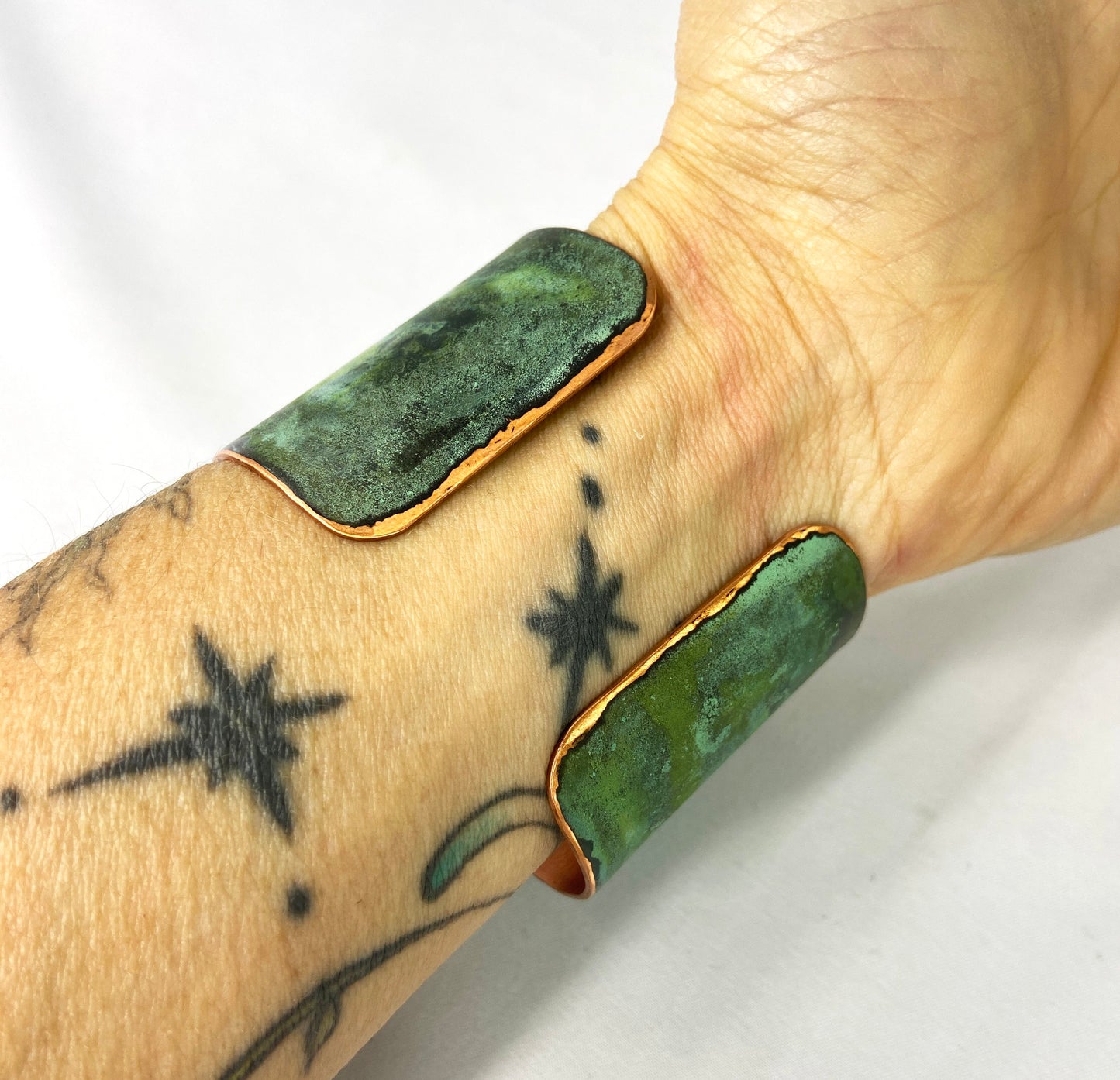 Tiffany Green Copper Cuff Bracelet