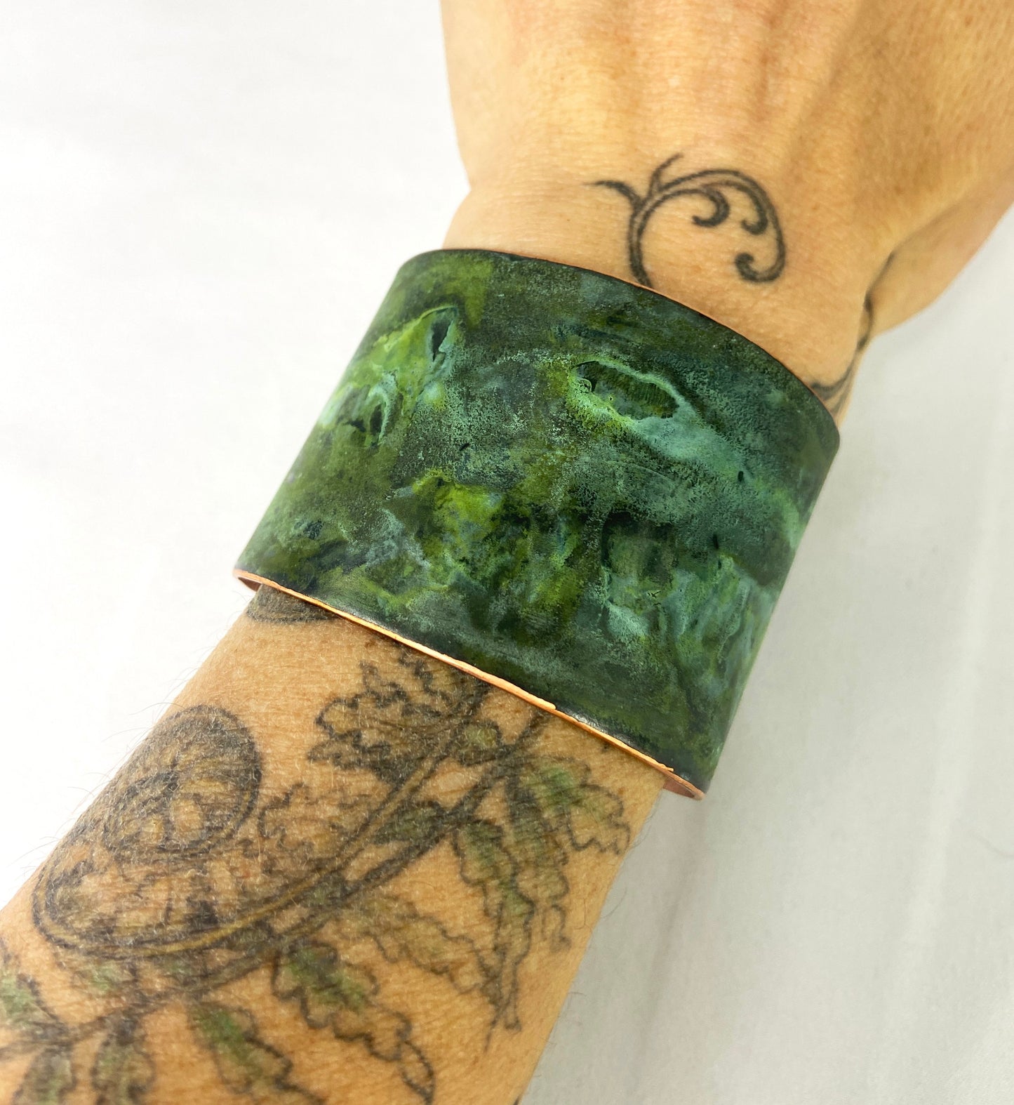Tiffany Green Copper Cuff Bracelet