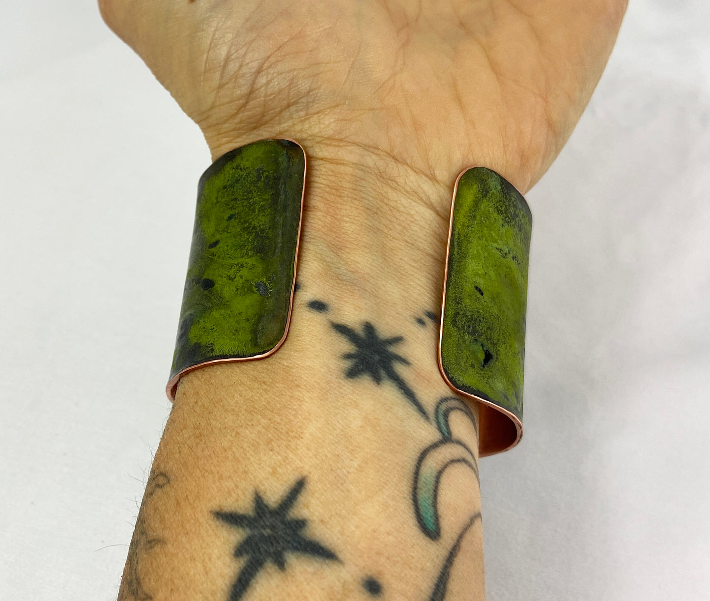 Custom Green Patina Cuff