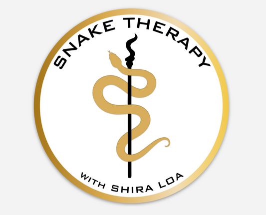 Snake Therapy 4" Logo Sticker