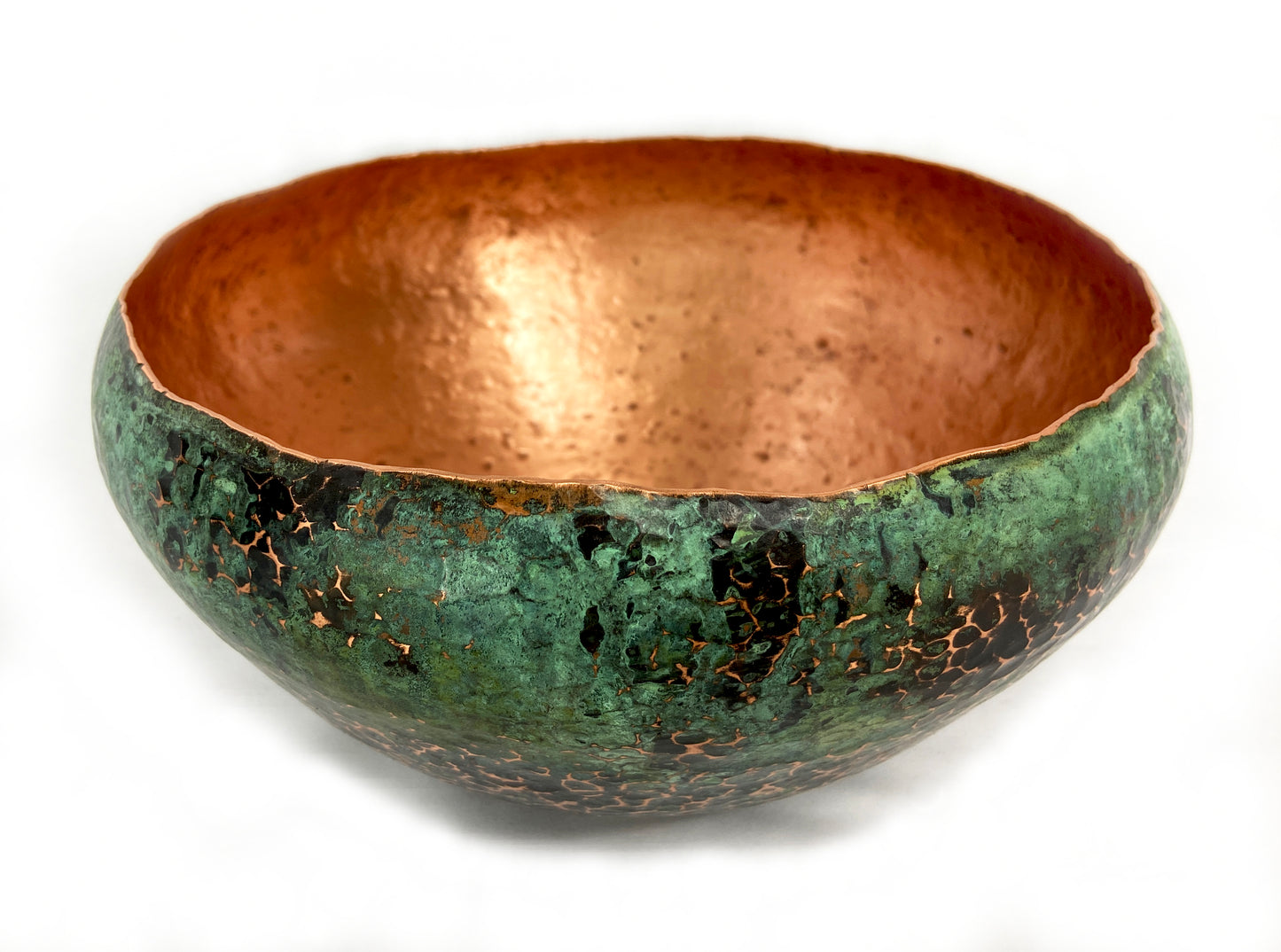 Medium Green & Brown Bowl