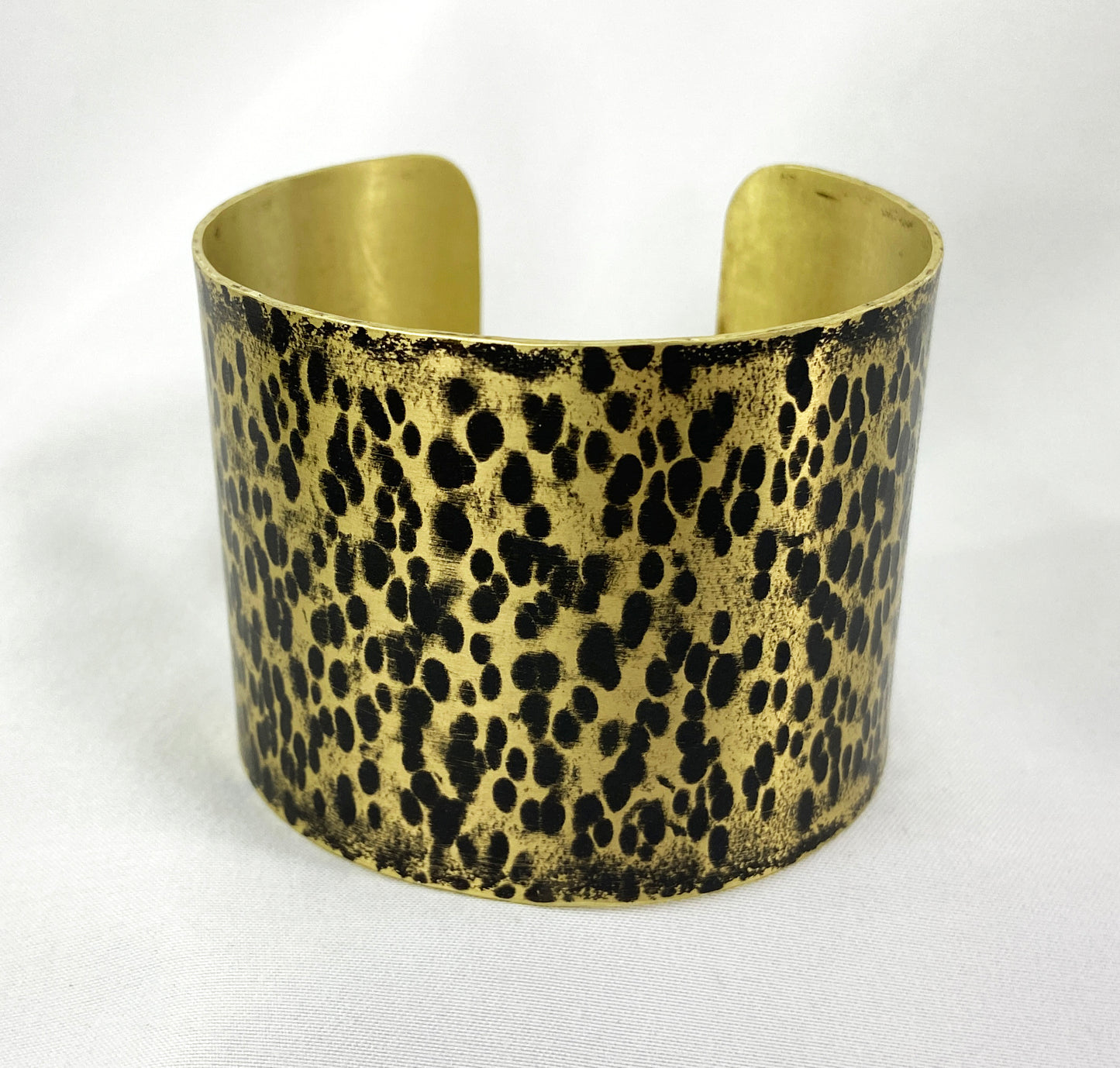 Custom Ball Peen Hammered Cuff