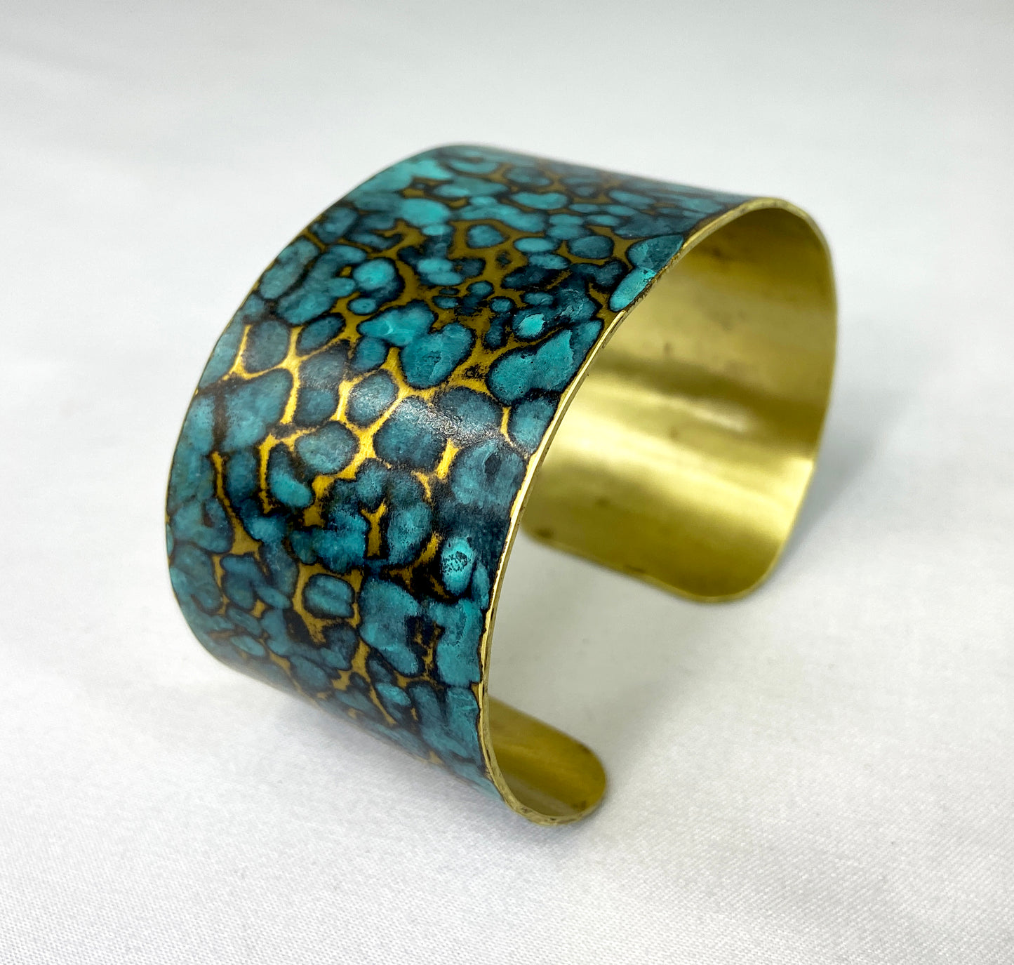 Custom Cupric Blue Cuff