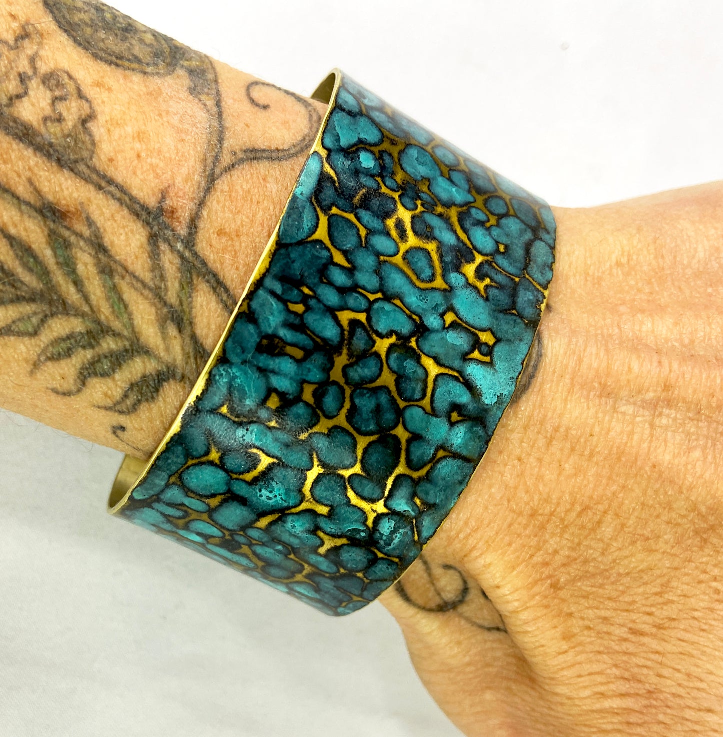 Custom Cupric Blue Cuff