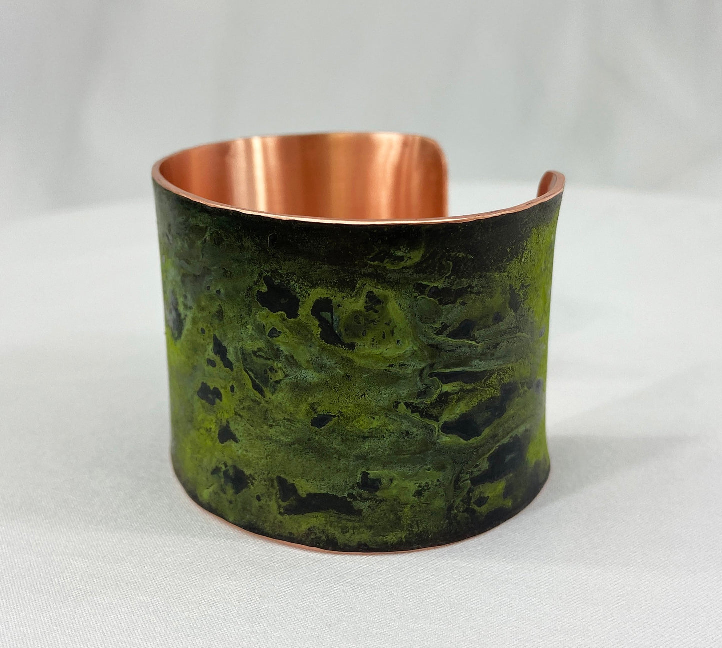 Green Copper Cuff Bracelet