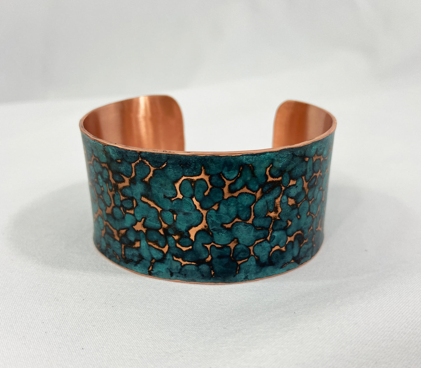 Custom Cupric Blue Cuff