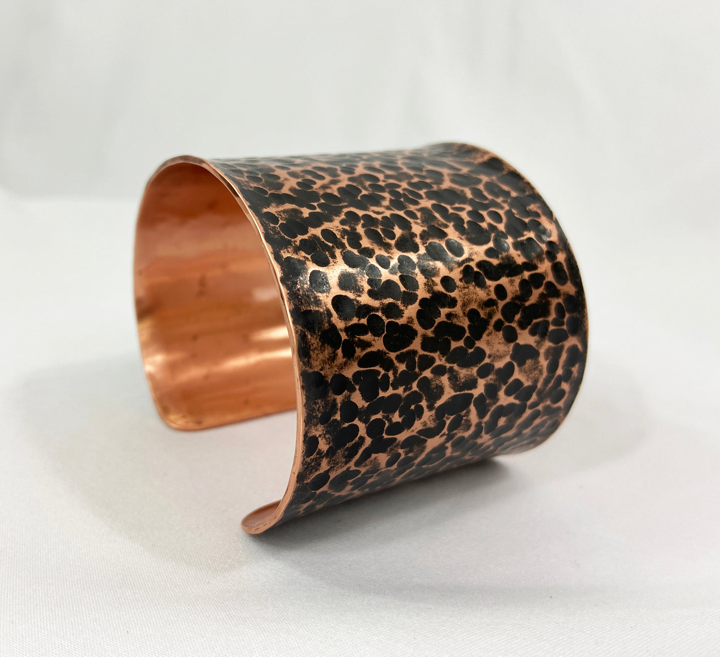 Custom Ball Peen Hammered Cuff